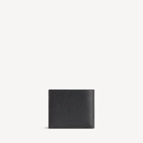 Men’s credit square folded coin wallet in black