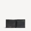 Men’s credit square folded coin wallet in black