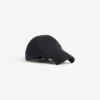 Men’s cursive cap in washed black