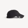 Men’s cursive cap in washed black