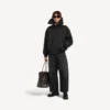 Men’s curved jeans in black Men’s curved jeans in black