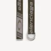 Men’s d ring belt in khaki/grey