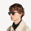 Men’s daily pilot sunglasses in light grey Men’s daily pilot sunglasses in light grey