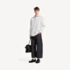 Men’s denim long sleeve shirt in white Men’s denim long sleeve shirt in white