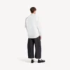 Men’s denim long sleeve shirt in white Men’s denim long sleeve shirt in white