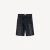 Men’s denim stay press shorts in black