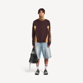 Men’s denim stay press shorts in bleach light bleu