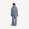 Men’s denim stitch baggy jeans in dark blue