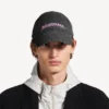 Men’s diy balenciaga back cap in black Men’s diy balenciaga back cap in black