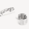 Men’s diy pin earrings in silver Men’s diy pin earrings in silver