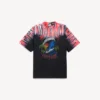 Men’s extreme tie dye medium fit t-shirt in black