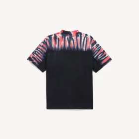 Men’s extreme tie dye medium fit t-shirt in black