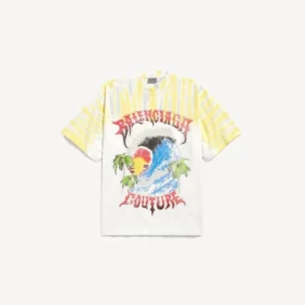 Men’s extreme tie dye medium fit t-shirt in white