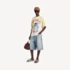 Men’s extreme tie dye medium fit t-shirt in white