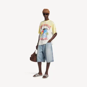 Men’s extreme tie dye medium fit t-shirt in white