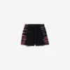 Men’s extreme tie dye regular fit bermuda in black