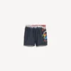 Men’s extreme tie dye swim shorts in black Men’s extreme tie dye swim shorts in black