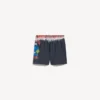 Men’s extreme tie dye swim shorts in black Men’s extreme tie dye swim shorts in black