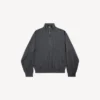Men’s half-zip sweater in grey