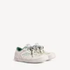 Men’s hamptons medium worn-out sneaker in beige/green