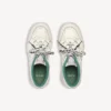 Men’s hamptons medium worn-out sneaker in beige/green