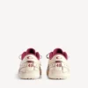 Men’s hamptons medium worn-out sneaker in off white/red Men’s hamptons medium worn-out sneaker in off white/red