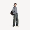 Men’s hamptons medium worn-out sneaker in off white/red Men’s hamptons medium worn-out sneaker in off white/red
