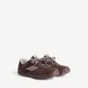 Men’s hamptons suede sneaker in dark brown/grey