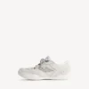 Men’s hamptons suede sneaker in off white/black