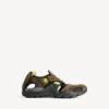 Men’s hike sandal sneaker in taupe/black/neon yellow Men’s hike sandal sneaker in taupe/black/neon yellow