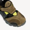 Men’s hike sandal sneaker in taupe/black/neon yellow Men’s hike sandal sneaker in taupe/black/neon yellow