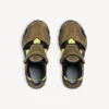 Men’s hike sandal sneaker in taupe/black/neon yellow Men’s hike sandal sneaker in taupe/black/neon yellow