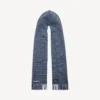 Men’s hooded scarf in blue