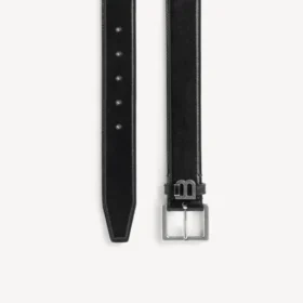 Men’s hourglass belt in black