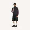 Men’s hybrid zip-up sweater in dark grey Men’s hybrid zip-up sweater in dark grey