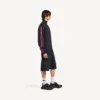 Men’s hybrid zip-up sweater in dark grey Men’s hybrid zip-up sweater in dark grey