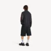 Men’s hybrid zip-up sweater in dark grey Men’s hybrid zip-up sweater in dark grey