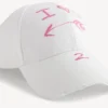 Men’s i<3 u cap in white