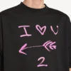 Men’s i<3 u medium fit t-shirt in black Men’s i<3 u medium fit t-shirt in black