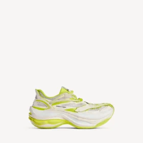 Men’s jet sneaker in eggshell/lime