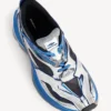 Men’s jet sneaker in white/blue/black Men’s jet sneaker in white/blue/black