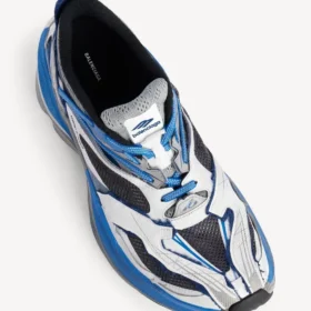 Men’s jet sneaker in white/blue/black