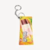 Men’s keychain/charm snack pouch in yellow Men’s keychain/charm snack pouch in yellow