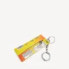 Men’s keychain/charm snack pouch in yellow Men’s keychain/charm snack pouch in yellow