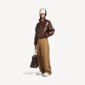 Men’s large chino pants in camel