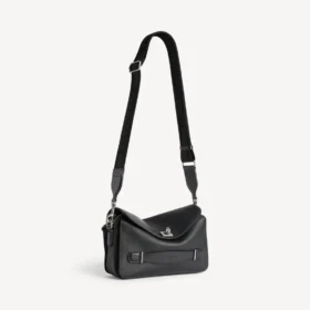 Men’s le 7 cube messenger bag small in black