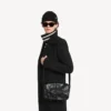 Men’s le city flap messenger bag small in black Men’s le city flap messenger bag small in black