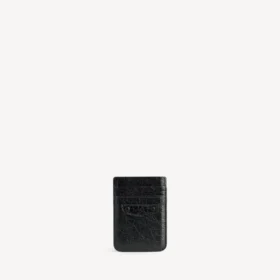 Men’s le city magnet card holder in black