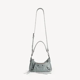 Men’s le city moto bag small in blue grey