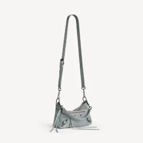 Men’s le city moto bag small in blue grey